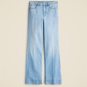 J. Crew Trouser Light Wash Wide-Leg Jeans Size 27